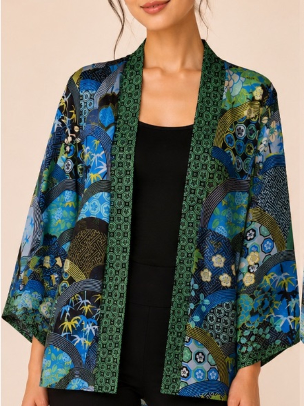 🆕 Bob Mackie • Wearable Art • Kimono • Duster • Size XS
